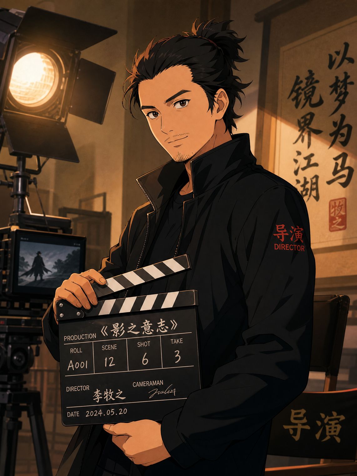 妻社首席动漫导演李牧之